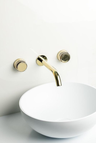 Смеситель Boheme Aura 152-2-G-A встраиваемый золото - фото 2