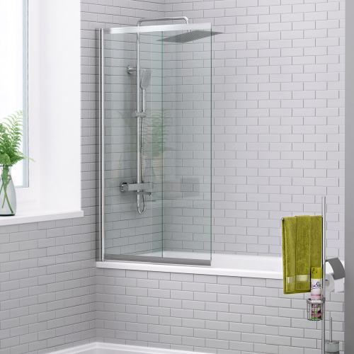 Душевая шторка WasserKRAFT Main 41S 41S02-100WS 100x140 стекло прозрачное 6 мм - фото 2