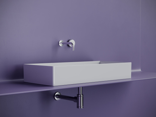 Раковина из сантехнического фарфора Ceramica Nova ELEMENT CN6072 80х36 накладная цвет белый - фото 4