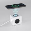 Розеточный блок 3-местный + 3 USB + беспроводная зарядка Werkel 4690389204265