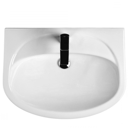 Раковина керамическая Onika Стелла 1WH110174 67х50 накладная цвет белый 1 отверстие под смеситель