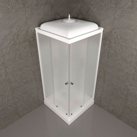 Душевая кабина Тритон Вельвет-К Щ0000061852 90х90 квадратная с крышей ориентация универсальная