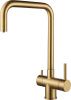 Смеситель для кухни Paulmark WETTER We213030-BG на мойку золото