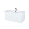 Тумба с раковиной Iddis Bild BIL10W0i95K 100х50 подвесная цвет белый