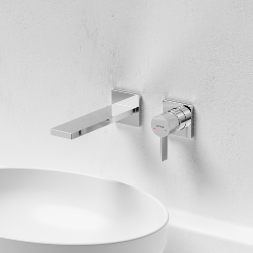 Смеситель Sancos Linn SC9021CH встраиваемый в стену хром - фото 3