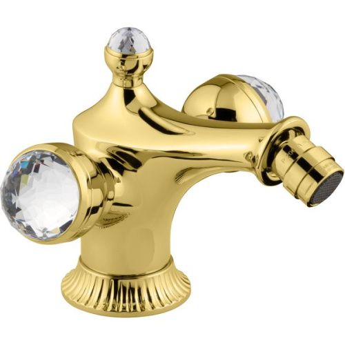 Смеситель для раковины Emmevi The One 98004VSW/OR на столешницу золото