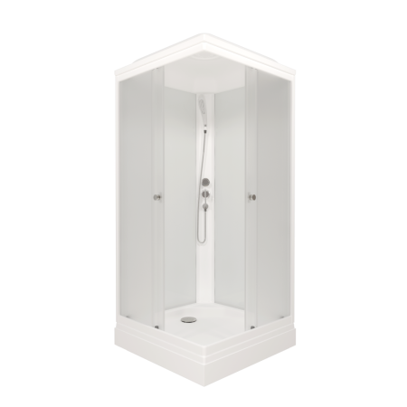Душевая кабина Тритон Вельвет-К Щ0000061852 90х90 квадратная с крышей ориентация универсальная