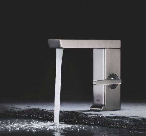 Смеситель Rose R1801T на раковину серый - фото 4