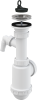 Сифон для раковины Alcadrain A441P-DN50/40 нержавеющая сталь