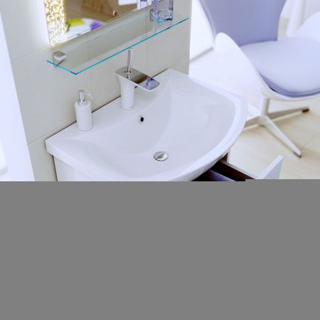 Тумба с раковиной Alavann Alta ALV0966000 60х40 подвесная цвет белый