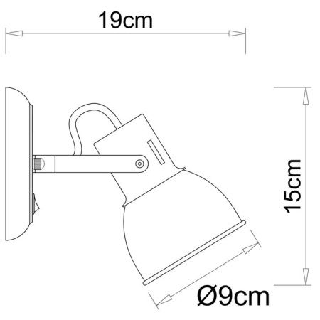 Спот Arte Lamp Jovi (Джови) A1677AP-1GO