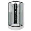Душевая кабина Niagara Classic 67011414BKTG 90х90 четверть круга без крыши ориентация универсальная