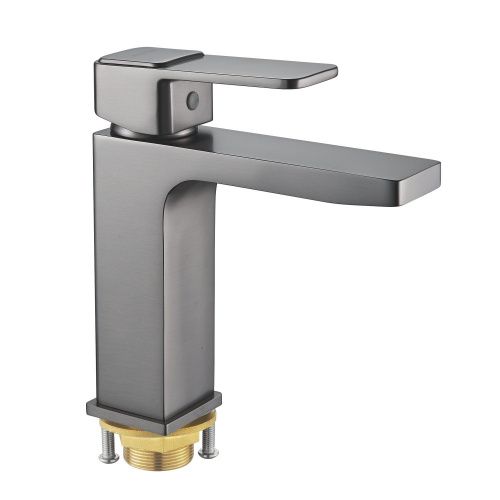 Смеситель Shevanik S9701T на раковину оружейная сталь - фото 2