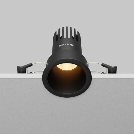 Светильник встраиваемый Maytoni Technical Dip DL116-10W-2.7K-B