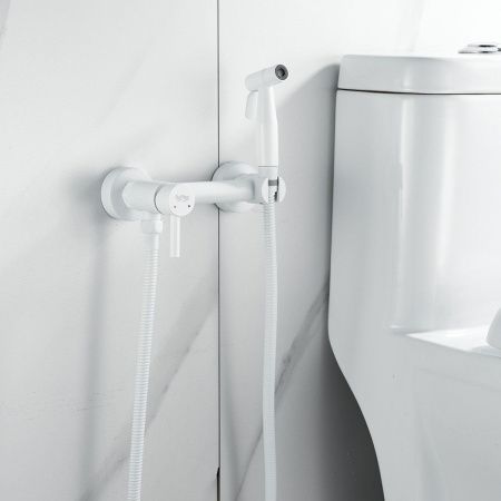 Гигиенический душ со смесителем Raffine F207C белый