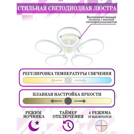 Люстра потолочная Natali Kovaltseva Perfekt (Перфект) LED LAMPS 81211