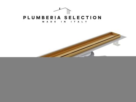 Душевой лоток Plumberia Selection PST IN-TILE PST100OB 100х5 черный