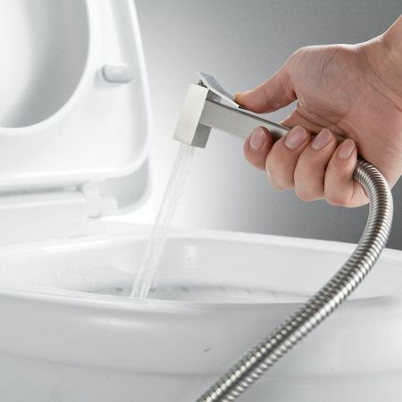 Гигиенический душ со смесителем Raffine F237L серый