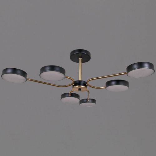 Люстра на штанге Reluce 03325-0.3-06 BK+COPPER - фото 3