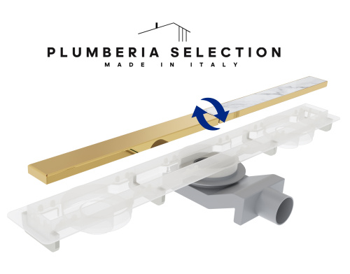 Душевой лоток Plumberia Selection PSM MODULAR PSM80OR напольный - фото 2