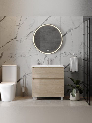 Тумба с раковиной Teymi Laina F16051 80х46х50 напольная - фото 3