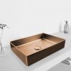 Раковина из нержавеющей стали AltroBagno Astro AltroBagnoAstro001019RaSp 50х40 накладная цвет медь