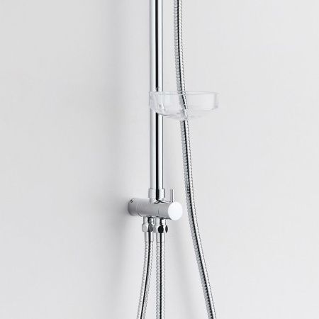 Душевая стойка Bond Circle B01-8800 настенная цвет хром