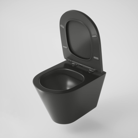 Унитаз подвесной Grossman Санфаянс GR-4477BMS черный матовый с сиденьем микролифт безободковый каскадный смыв
