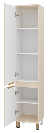 Шкаф-пенал Brevita Enfida ENF-05035-030L 40х170 подвесной цвет бежевый