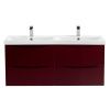 Тумба под раковину BelBagno Marino-Cer MARINO-CER-1200-4C-SO-2-BRDL-P 120х40 подвесная цвет красный