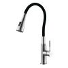 Смеситель для кухни LeMark Expert LM5082S-Black на мойку нержавеющая сталь