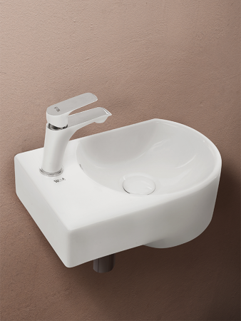 Раковина из сантехнического фаянса WeltWasser WW SK 10000003876 40х30 подвесная цвет белый