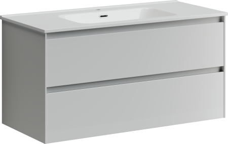 Тумба под раковину Sancos Cento CN100W 100х50 подвесная цвет белый