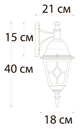 Уличный настенный светильник Arte Lamp Madrid (Мадрид) A1542AL-1BN