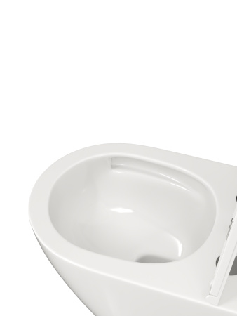 Унитаз подвесной Teymi Lina T40110 белый с сиденьем микролифт безободковый смыв торнадо