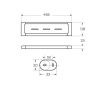 Полка в ванную комнату Art&Max PLATINO AM-E-3982AL