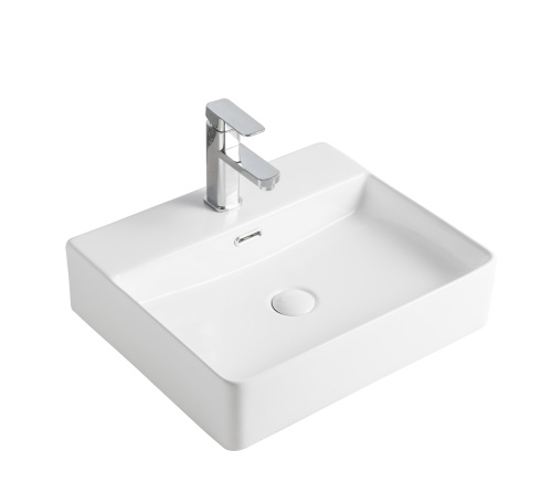 Раковина Orange 50 см B04-500w накладная цвет белый глянцевый - фото 3