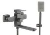 Смеситель для ванны и душа Fmark FS8104Q настенный графит
