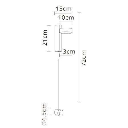 Светильник настенный Arte Lamp Mirach (Мирацх) A2142AP-10BK