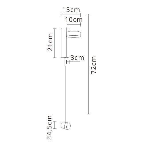Светильник настенный Arte Lamp Mirach (Мирацх) A2142AP-10BK - фото 4