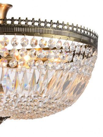 Люстра на штанге Natali Kovaltseva Rococo (Роцоцо) ROCOCO 81406/8C ANTIQUE