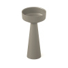 Раковина из искусственного камня Dea Design Pedestal Basin DD2018 425 3 40х40 напольная цвет серый без отверстий под смеситель
