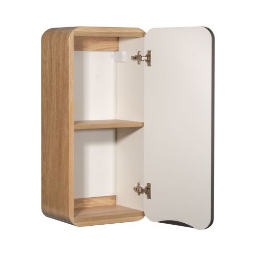 Шкаф Runo Ницца 00-00002126 40х80 подвесной цвет серый - фото 2