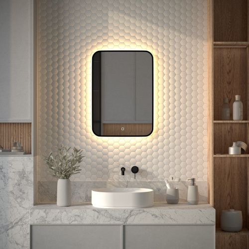 Зеркало с подсветкой Defesto AURA DF 2974S 50х70 подвесное - фото 3