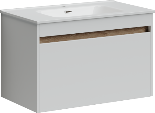 Тумба под раковину Sancos Smart SM80W 79х45х50 настенная - фото 2