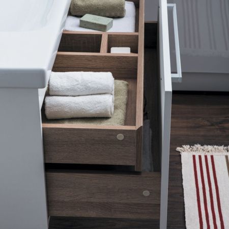 Тумба под раковину Dreja Big Inn 77.0203W 80х50 подвесная цвет белый