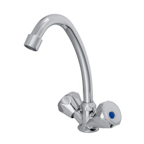 Смеситель для кухни Сантаком StOmega 3306-3 на мойку хром - фото 2