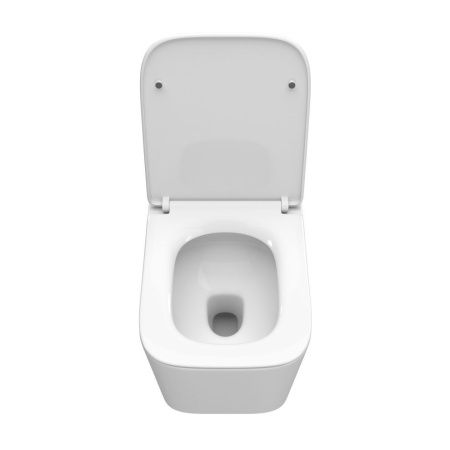 Унитаз подвесной BelBagno DUE BB5171CH-TOR/SC белый с сиденьем микролифт безободковый смыв торнадо