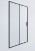 Душевая дверь Timo T04 150х195 стекло прозрачное профиль черный