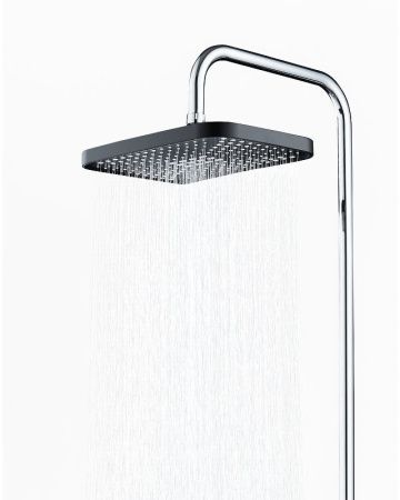 Верхний душ Orange S14TSb 30х20 черный